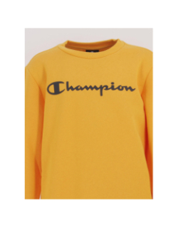 Sweat crewneck jaune moutarde enfant - Champion