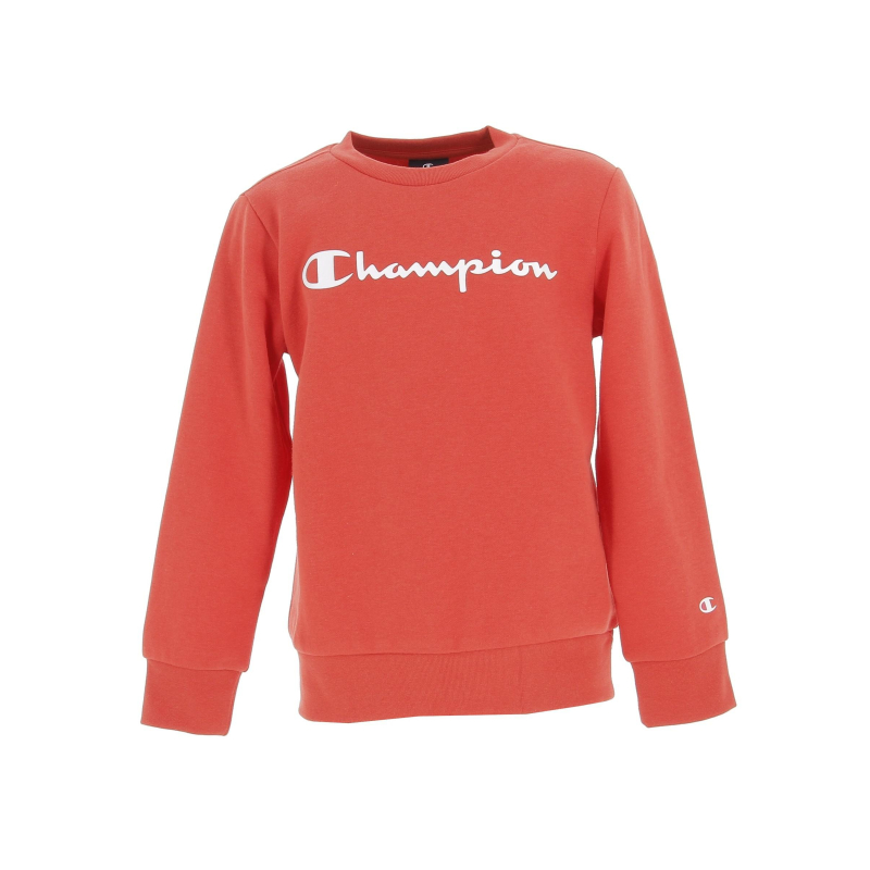 Sweat crewneck rouge enfant - Champion