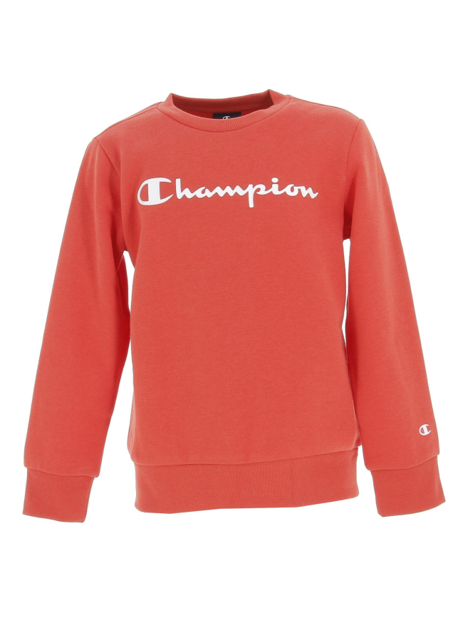 Sweat crewneck rouge enfant - Champion