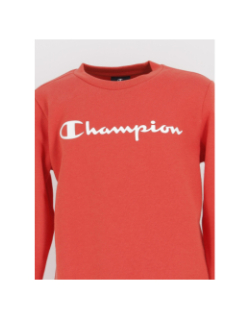 Sweat crewneck rouge enfant - Champion