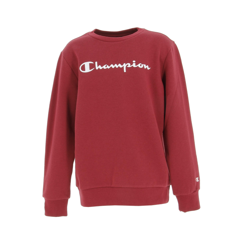 Sweat crewneck bordeaux enfant - Champion