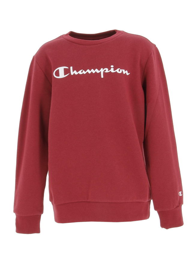 Sweat crewneck bordeaux enfant - Champion