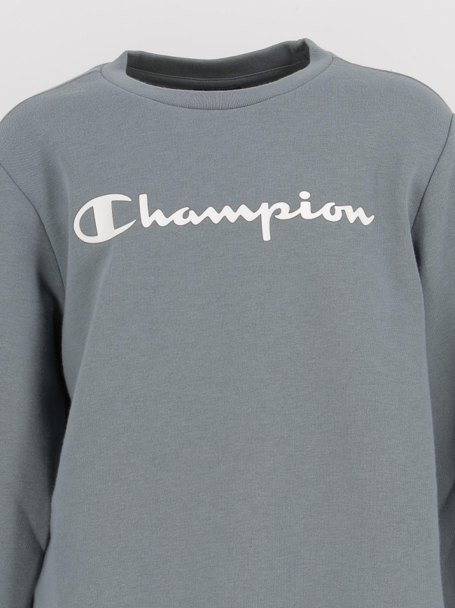 Sweat crewneck gris enfant - Champion