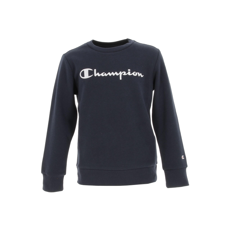 Sweat crewneck bleu marine garçon - Champion