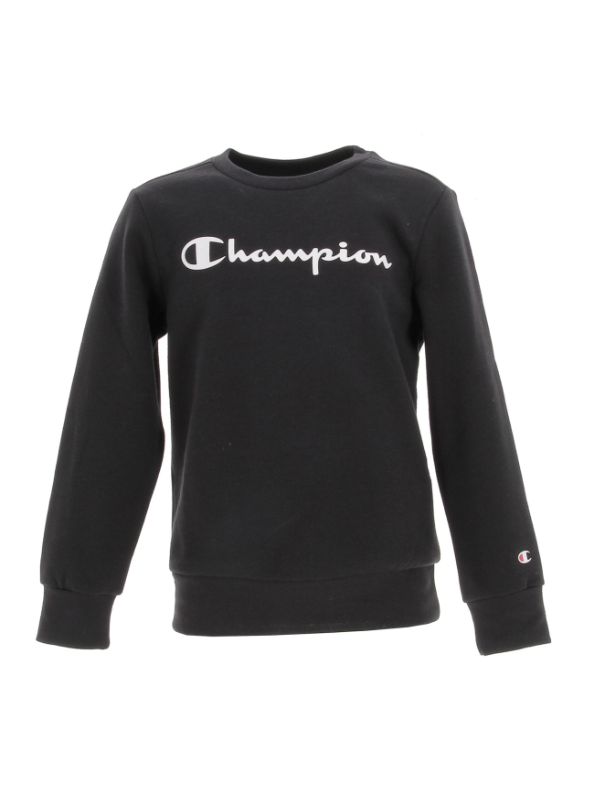 Sweat crewneck noir enfant - Champion