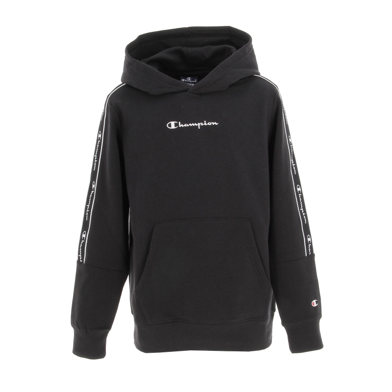 Sweat à capuche hooded logo noir enfant - Champion