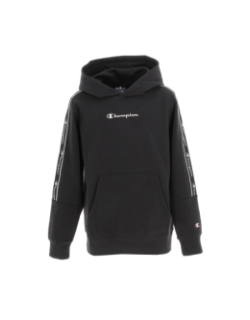 Sweat à capuche hooded logo noir enfant - Champion