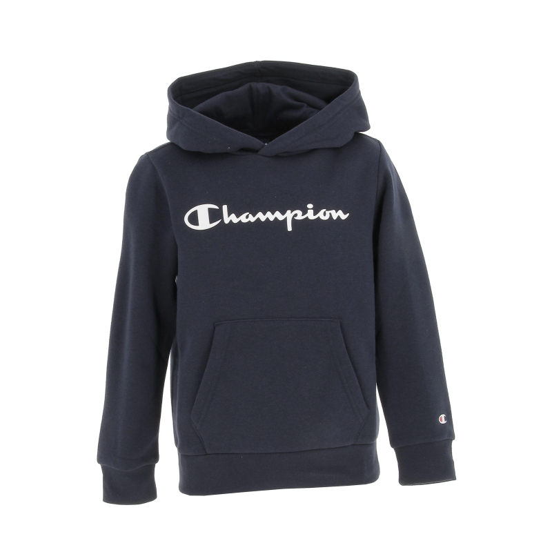 Sweat à capuche hooded bleu marine garçon - Champion