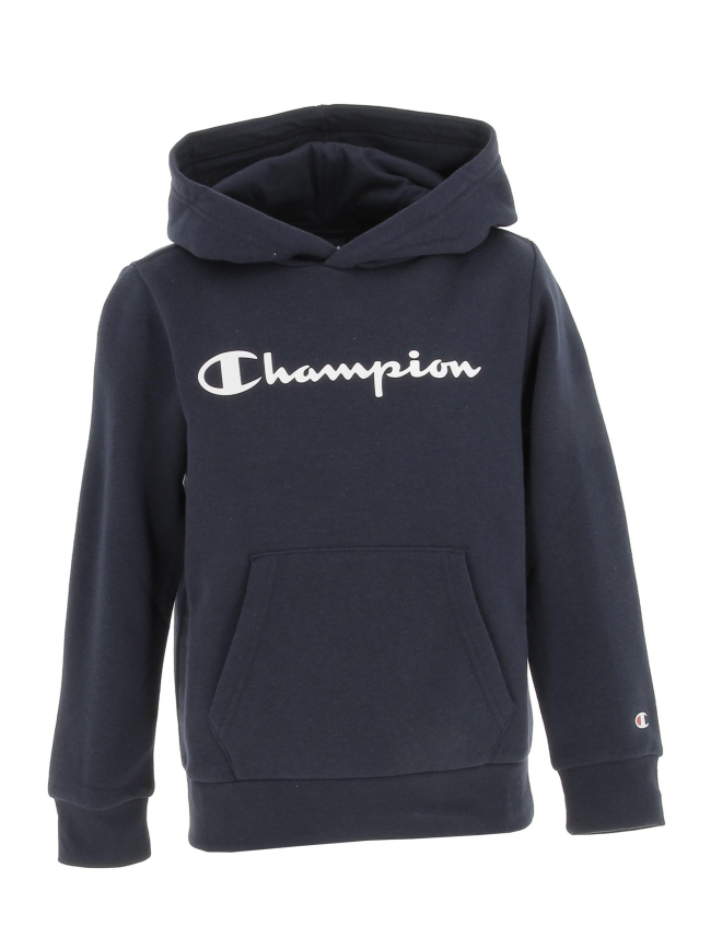 Sweat à capuche hooded bleu marine garçon - Champion