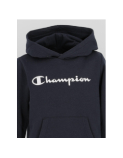 Sweat à capuche hooded bleu marine garçon - Champion