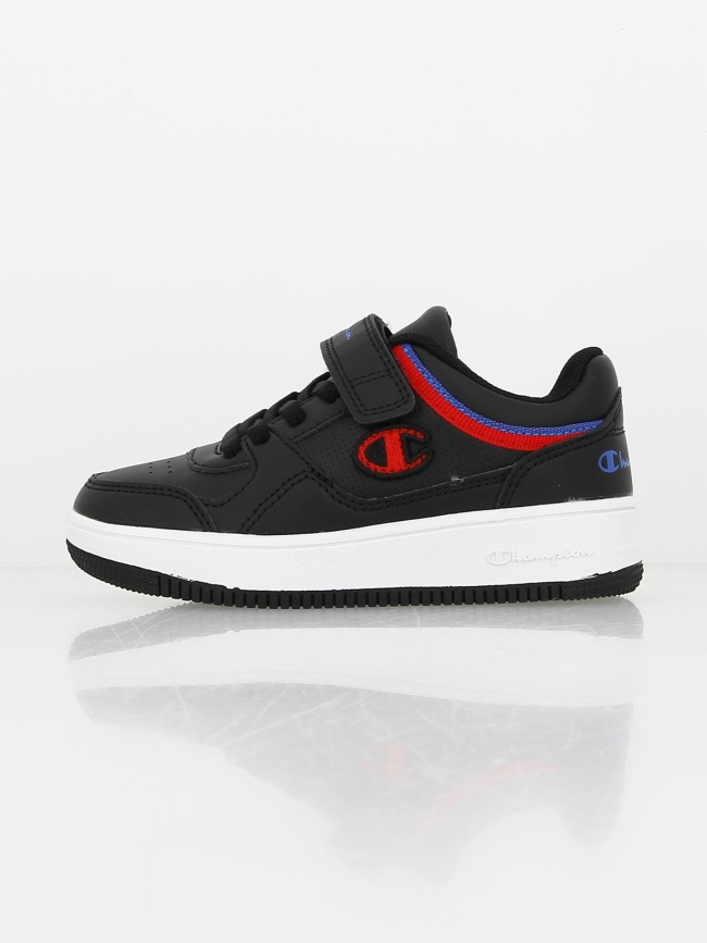 Baskets à scratch rebund low noir garçon - Champion