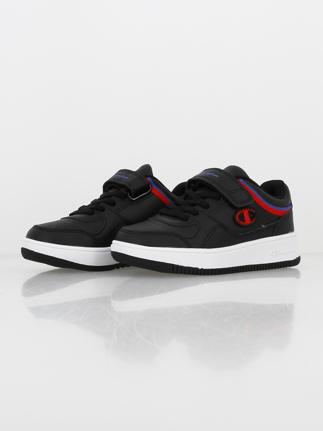 Baskets à scratch rebund low noir garçon - Champion
