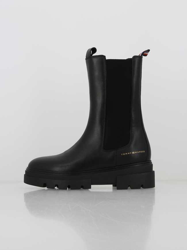 Boots chelsea noir femme - Tommy Hilfiger