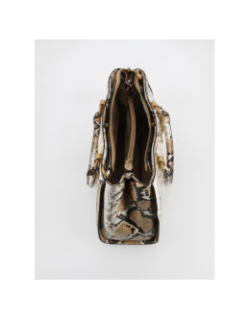 Sac à main abey girlfriend python beige femme - Guess