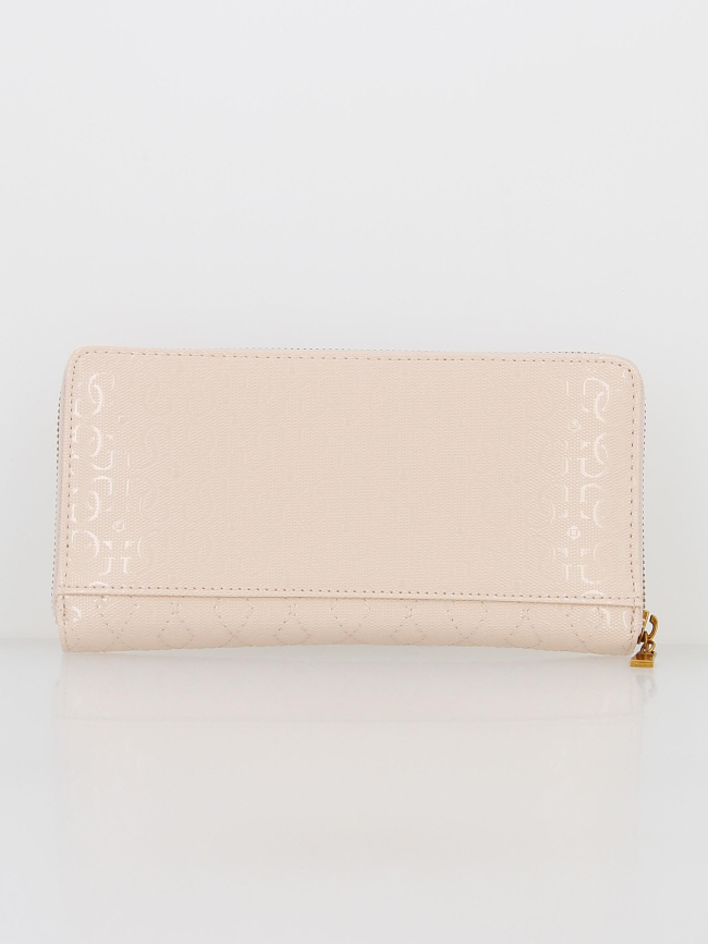Portefeuille chéquier isidora rose femme - Guess
