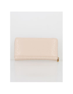 Portefeuille chéquier isidora rose femme - Guess