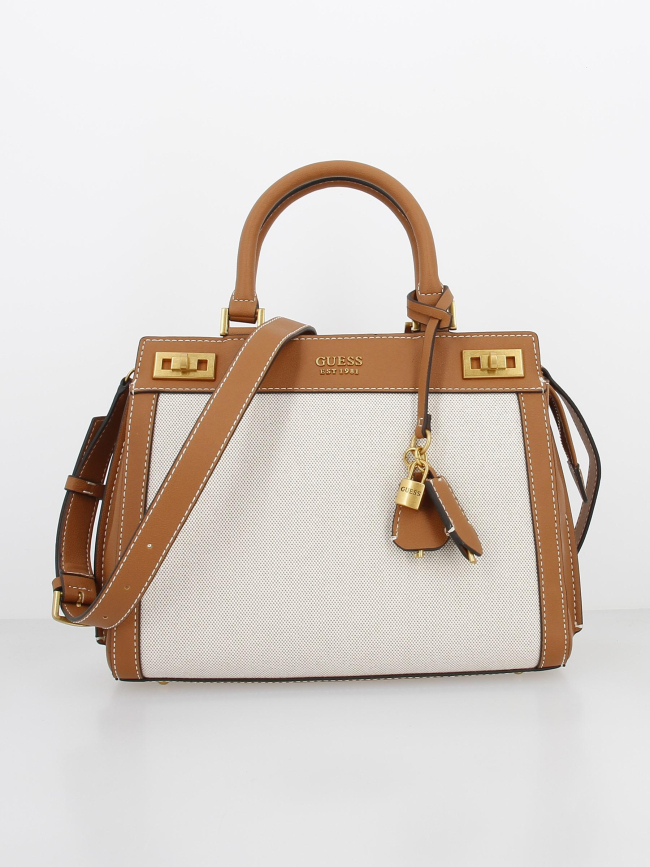 Sac à main katey luxury marron femme - Guess