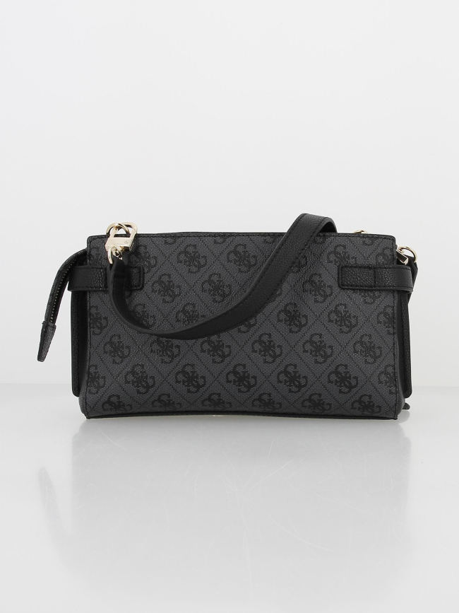 Sac bandoulière zadie elite imprimé noir femme - Guess
