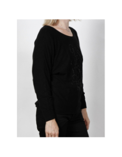 Pull long carole noir femme - Guess