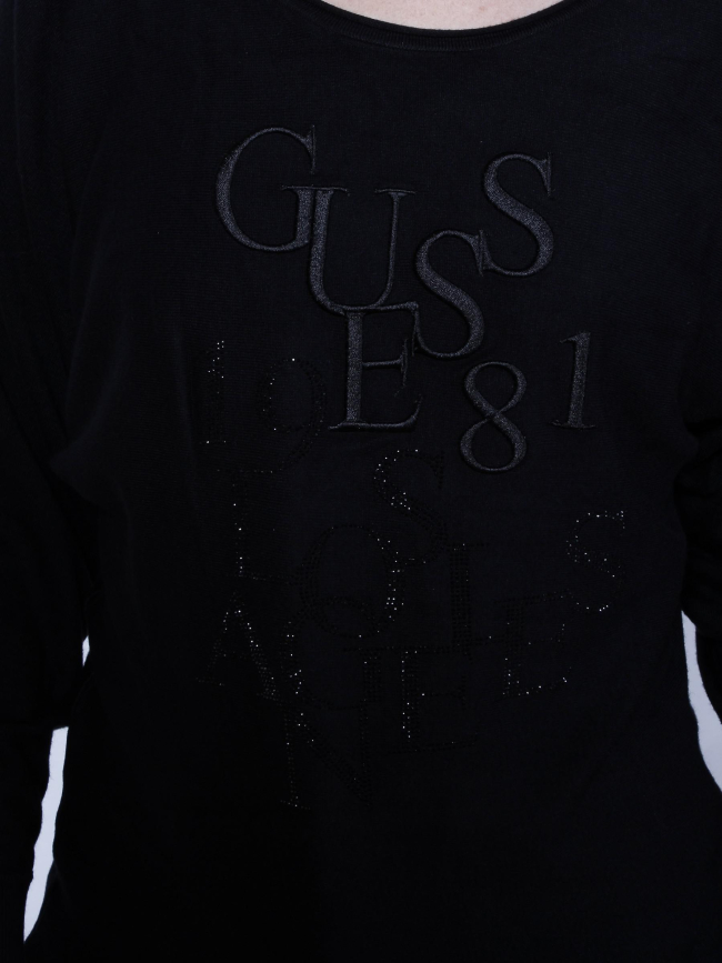 Pull long carole noir femme - Guess