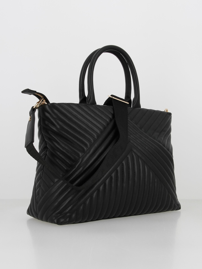 Sac à main matelassé tote noir femme - Liu Jo