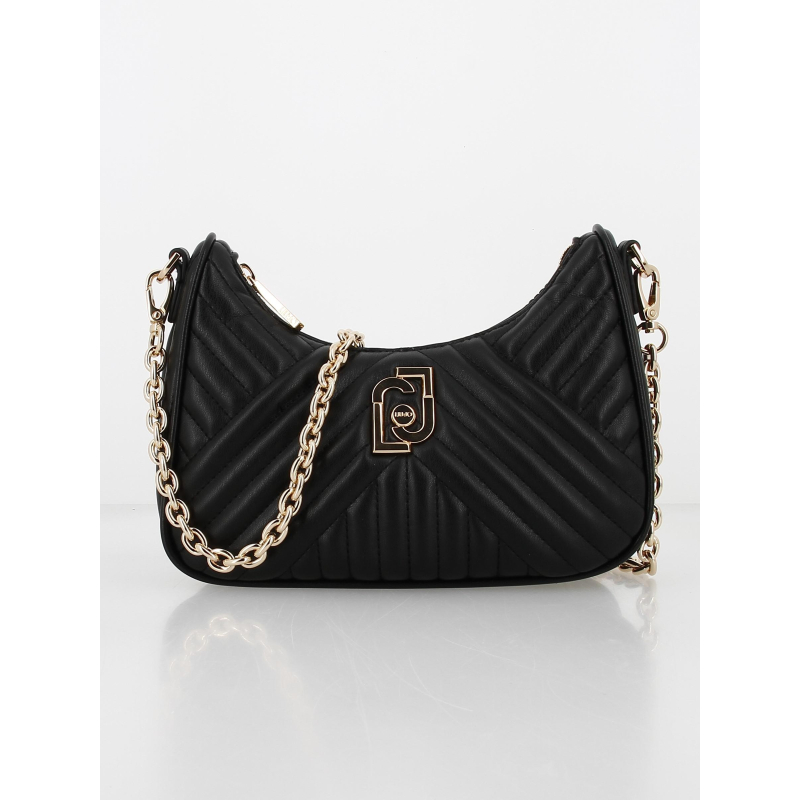 Sac à bandoulière hobo noir femme - Liu Jo