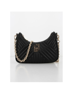 Sac à bandoulière hobo noir femme - Liu Jo