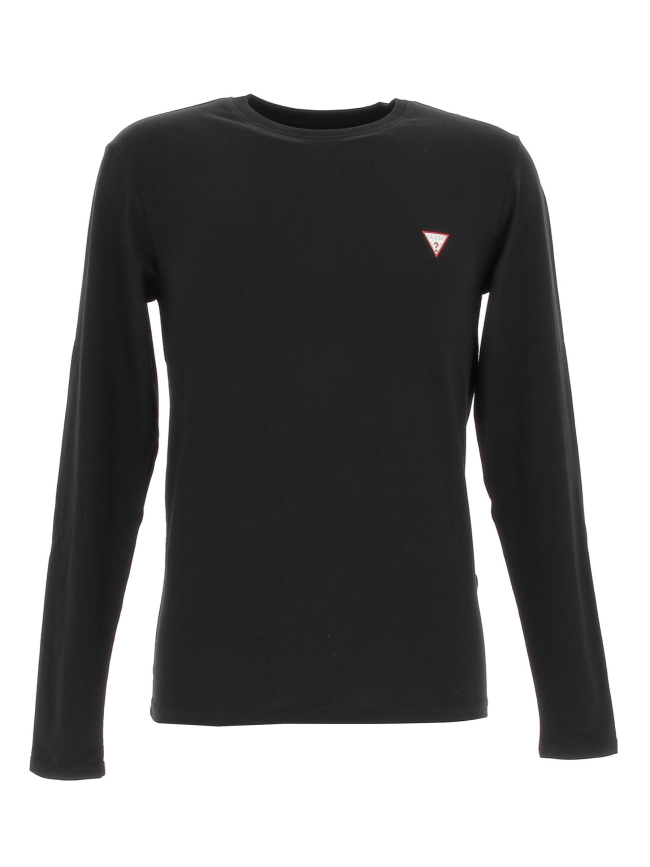 T-shirt manches longues core noir homme - Guess