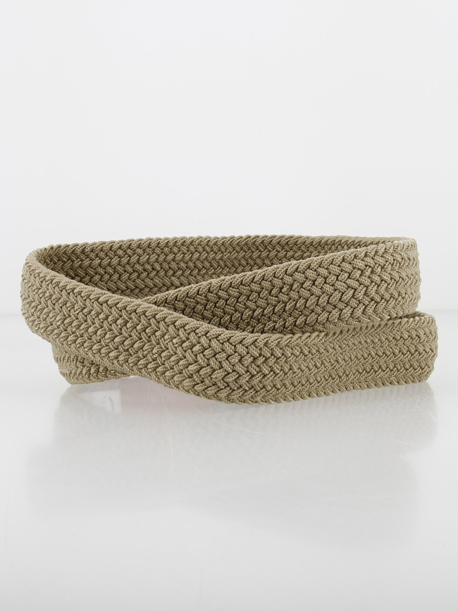 Ceinture tressée mambo beige homme - Oxbow