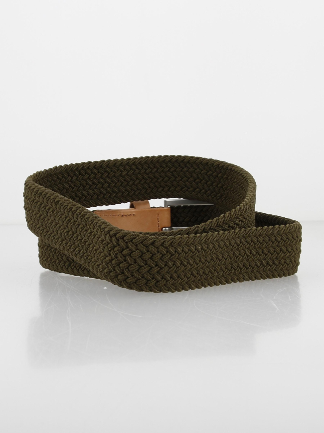 Ceinture tressée mambo kaki homme - Oxbow