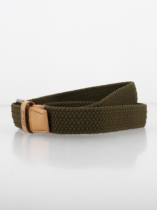 Ceinture tressée mambo kaki homme - Oxbow