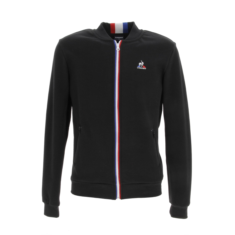 Sweat zippé tri fz noir homme -Le Coq Sportif