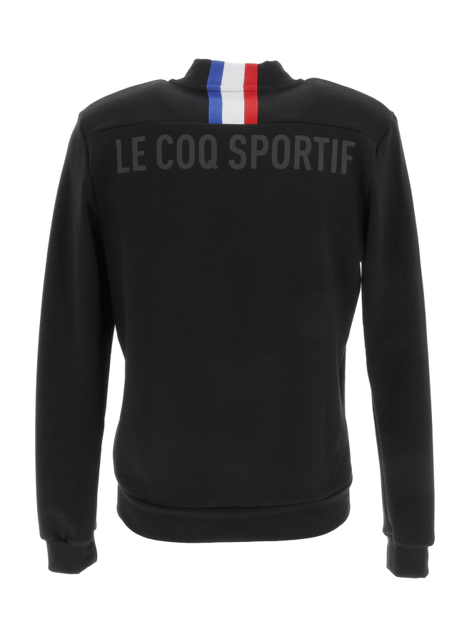 Sweat zippé tri fz noir homme -Le Coq Sportif