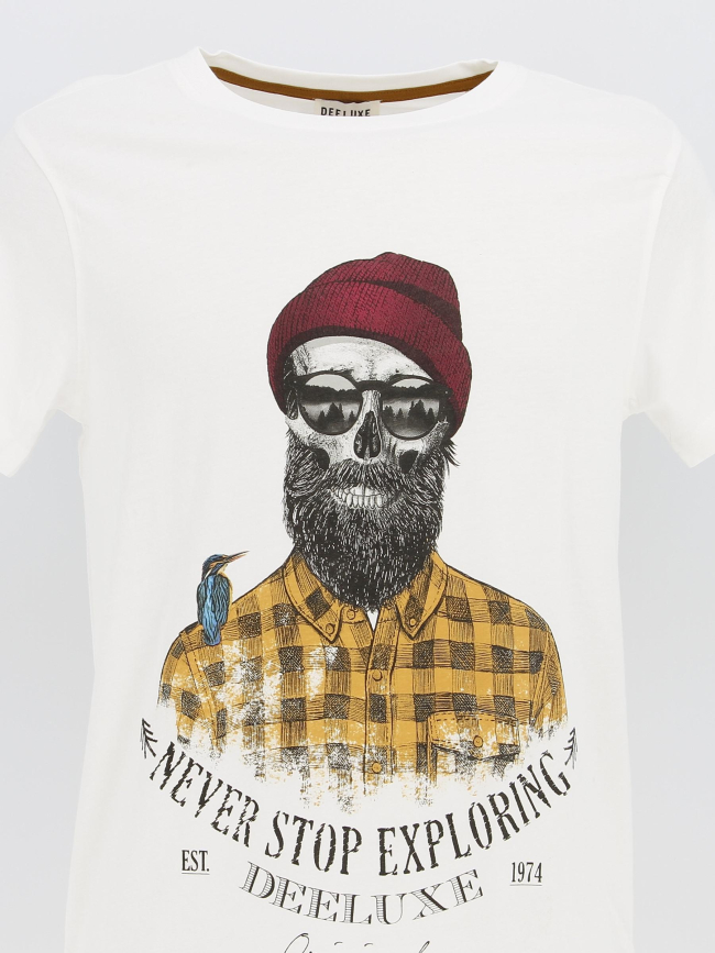 T-shirt tellson blanc homme - Jack & Jones