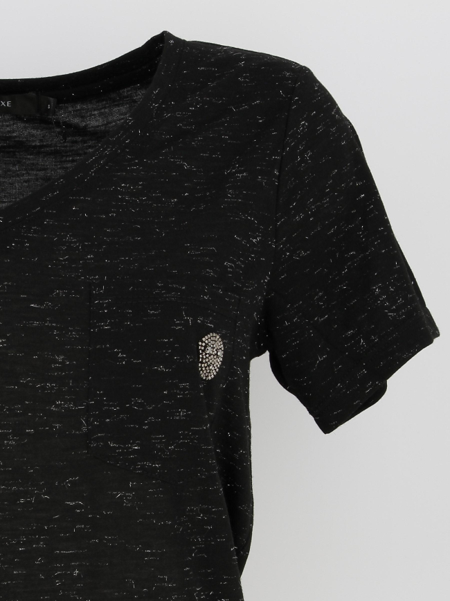 T-shirt kelia noir femme - Deeluxe