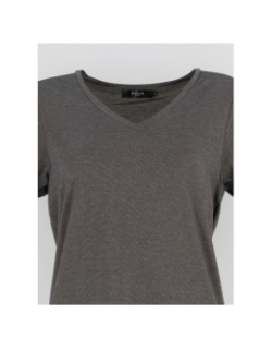 T-shirt glowy gris femme - Deeluxe