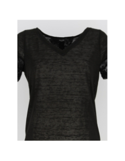 T-shirt divine noir femme - Deeluxe