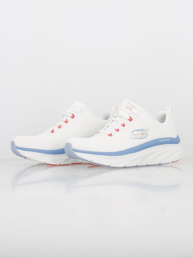 Chaussures de marche fitness blanc femme - Skechers