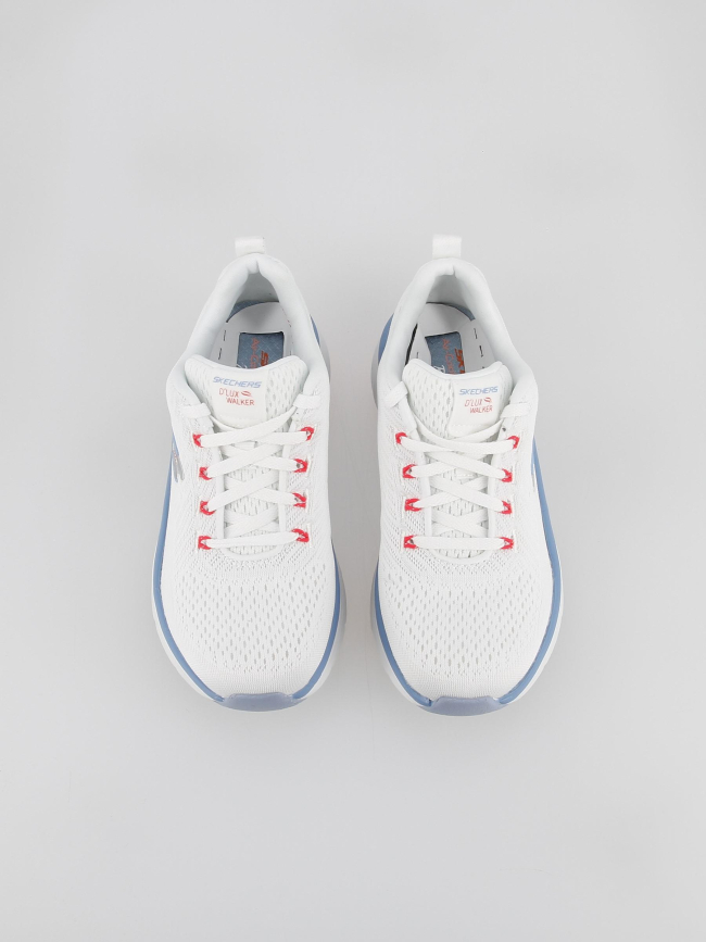 Chaussures de marche fitness blanc femme - Skechers