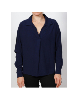 Blouse manches longues clara bleu marine femme - Tiffosi