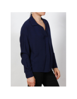 Blouse manches longues clara bleu marine femme - Tiffosi