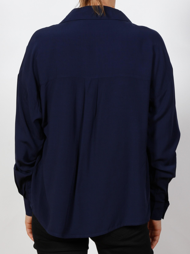 Blouse manches longues clara bleu marine femme - Tiffosi