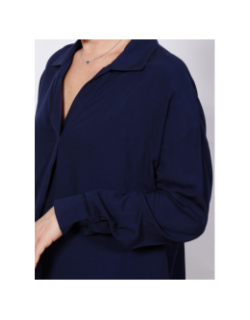 Blouse manches longues clara bleu marine femme - Tiffosi