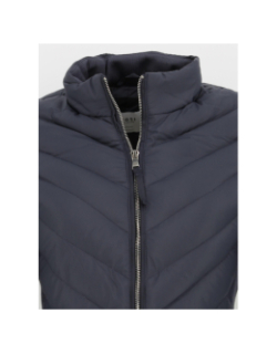 Doudoune bi-matière evelyn bleu marine femme - Tiffosi