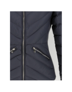 Doudoune bi-matière evelyn bleu marine femme - Tiffosi
