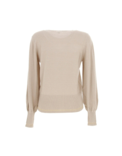 Pull noise beige femme - Armani Exchange