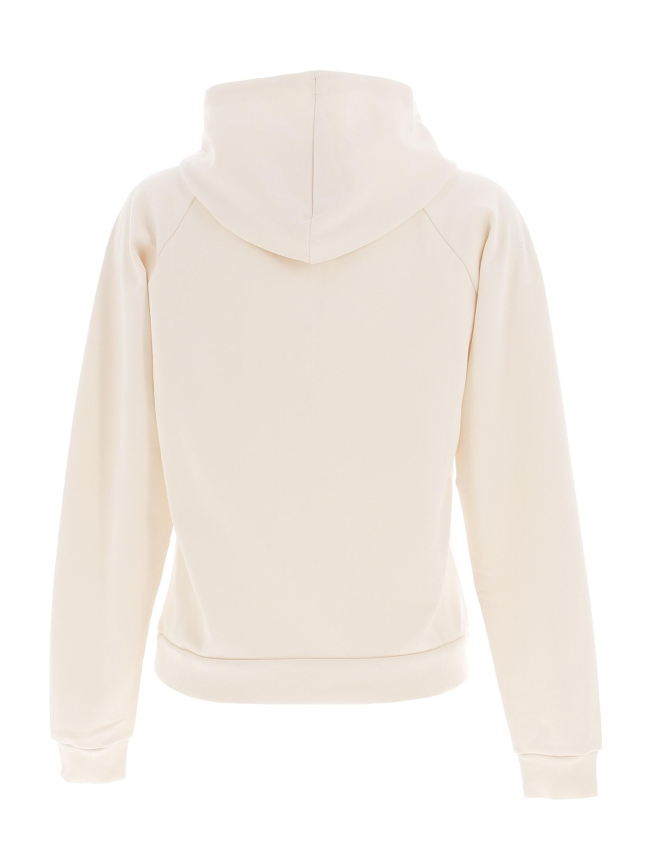 Sweat à capuche felpa blanc femme - Armani Exchange