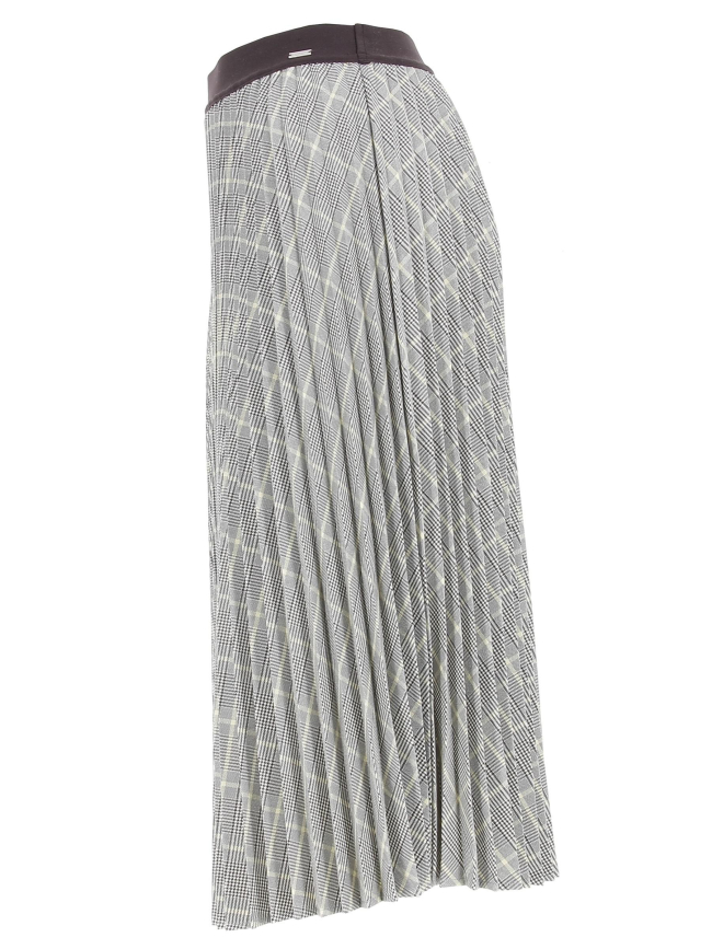 Jupe midi prince de galles gris femme - Armani Exchange