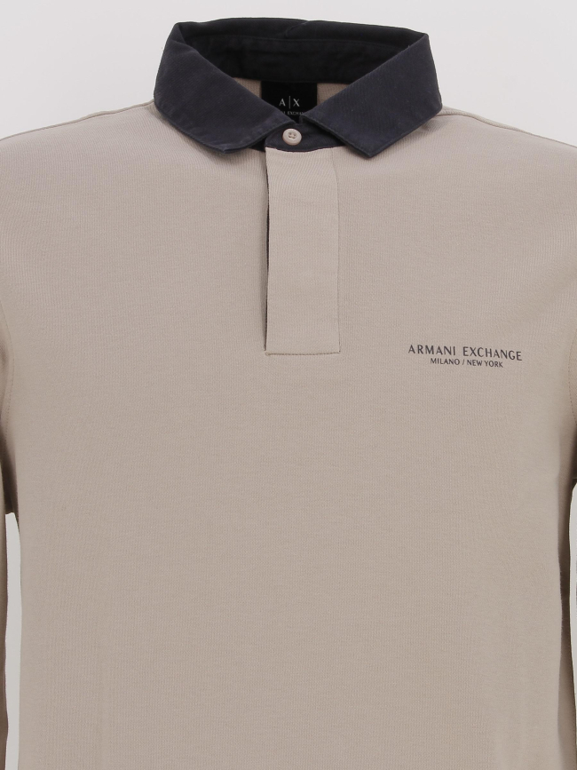 Polo deep beige homme - Armani Exchange