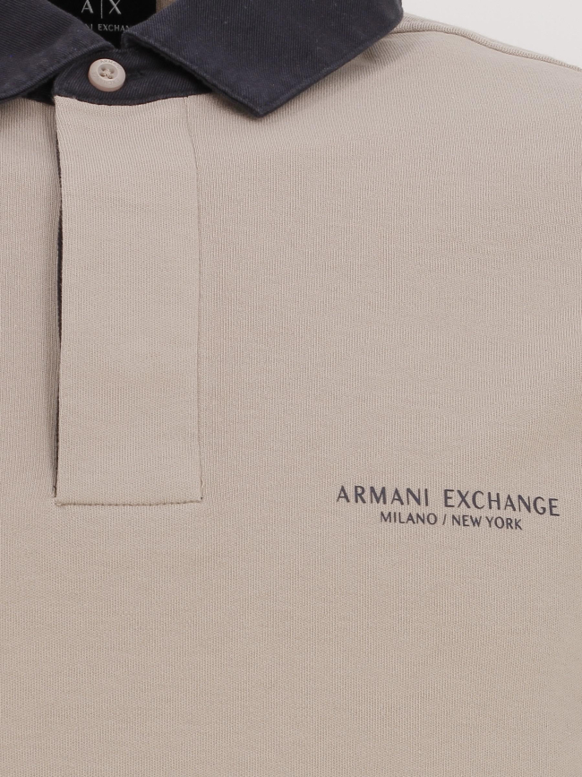 Polo deep beige homme - Armani Exchange